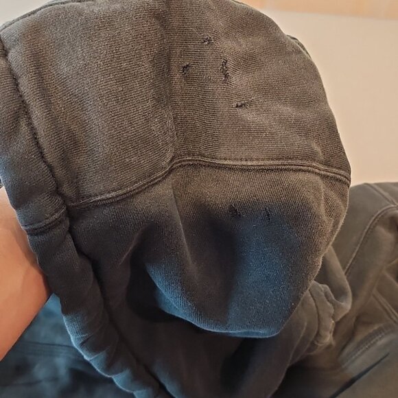 Carhartt XL Faded Black Rain Defender Half Zip Hoodie - Picture 7 of 7